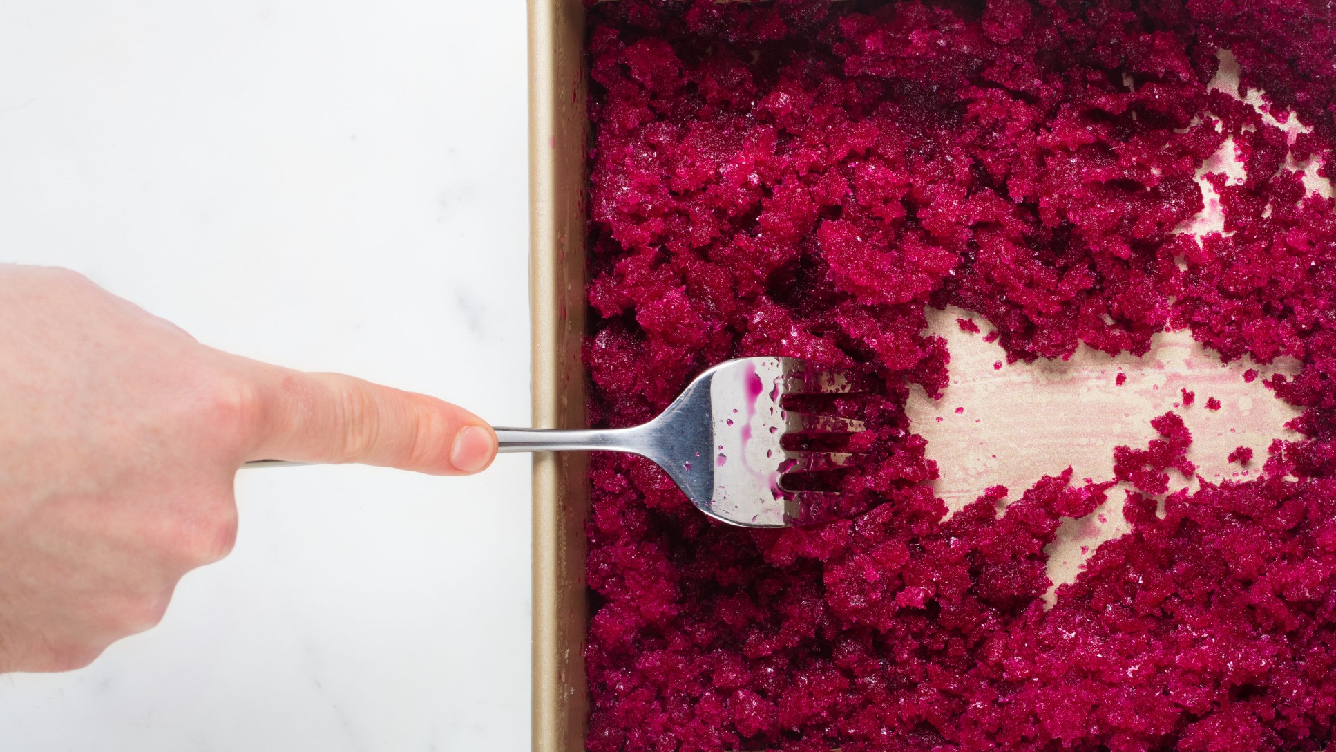 Beet-Campari Granita